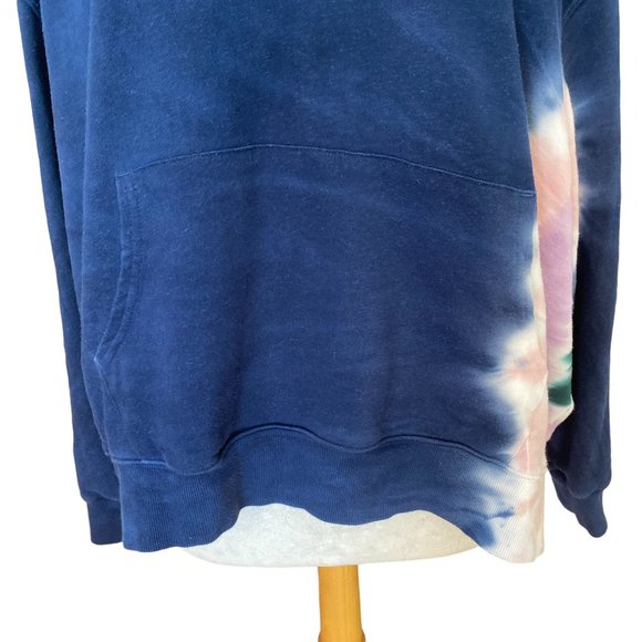 Wildfox Hadley Tie Dye Hoodie 90s Y2K Leisure Loungewear Cozy Sweatshirt-XXL - Picture 5 of 11